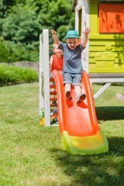 Set Häuschen Auf Säulen Pilings House Smoby Mit 1,5 M Rutsche Und 3 Stühlen Kid Chair Ab 24 Monaten -Spielzeug Theater Verkäufe 810800 f smoby domcek