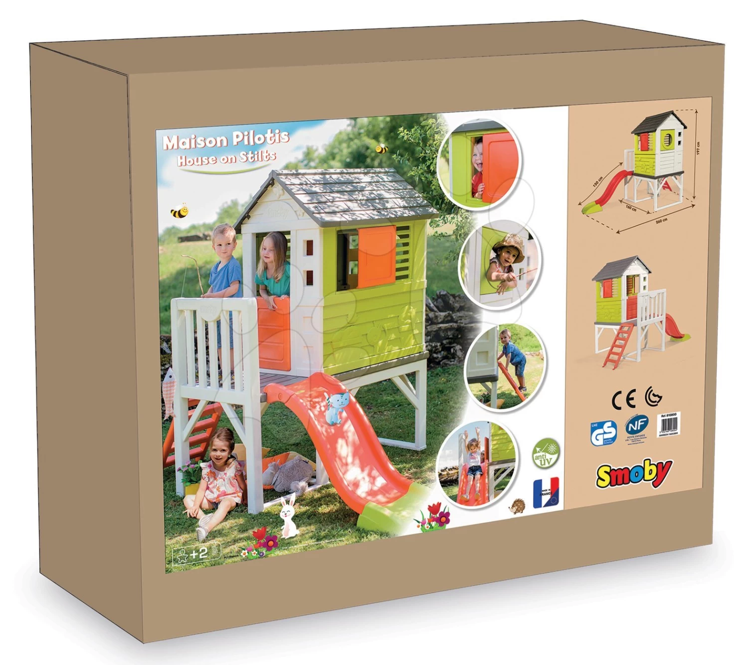 Häuschen Auf Den Pfeilern Pilings House Smoby Mit 1,5 M Rutsche Und Leiter Ab 24 Monaten 19 Häuschen Auf Den Pfeilern Pilings House Smoby Mit 1,5 M Rutsche Und Leiter Ab 24 Monaten – Bild 19