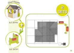 Häuschen My House Smoby Mit Garten Und Voller Tür Und Klingel Ab 24 Monaten -Spielzeug Theater Verkäufe 810907 41 810406 810904 smoby guide