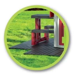 Boden Unter Allen Häusern Smoby Oder Auf Der Terrasse Oder Gehweg Zum Häuschen Set Aus 6 Quadraten 45 * 45 Cm / 1,2 M2