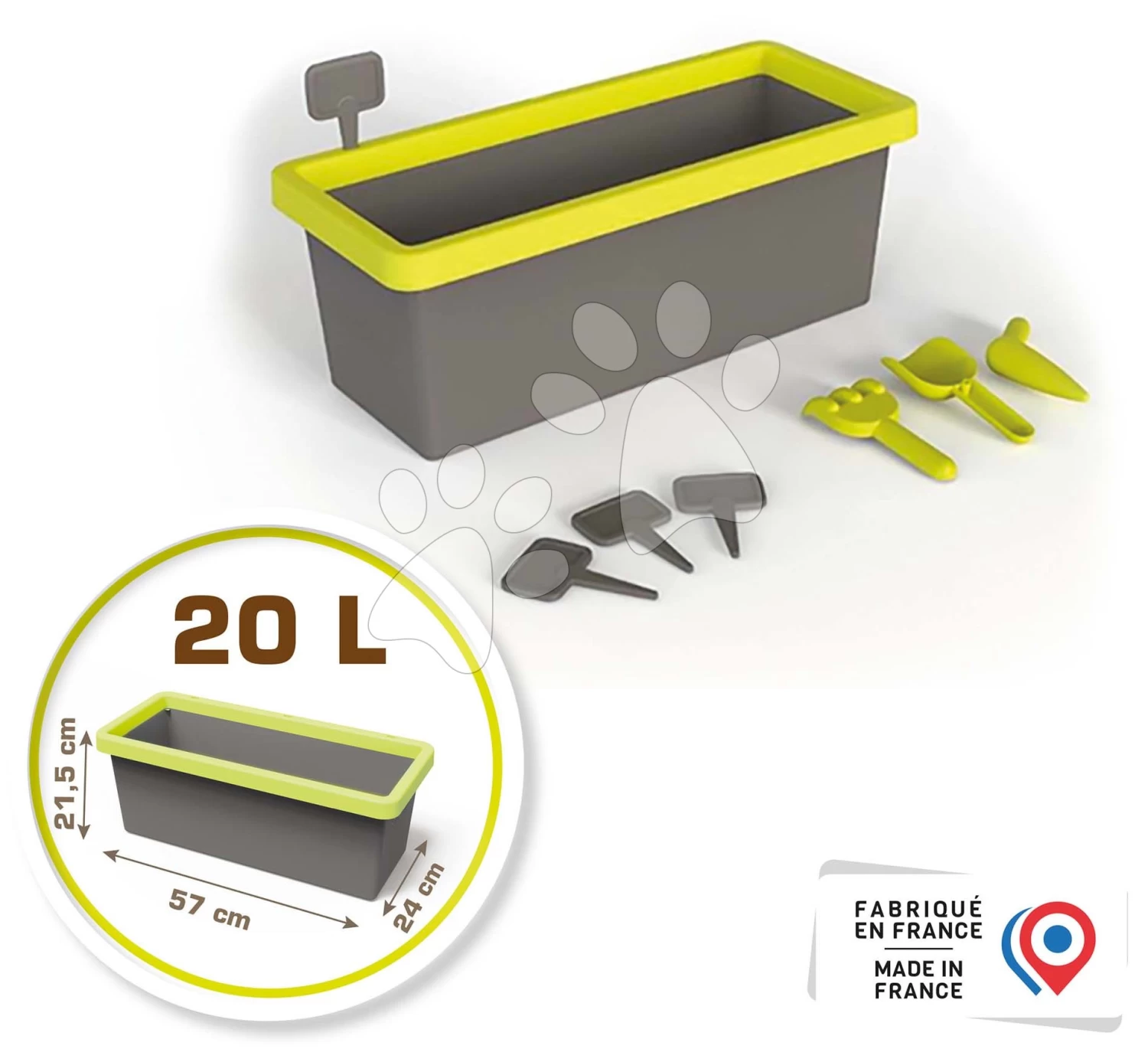 Blumentopf Für Den Garten Eden Planter Smoby 20 Liter Mit 7 Zubehörteilen Für Den Gärtner 57 Cm Lang Ab 24 Monaten 2 Blumentopf Für Den Garten Eden Planter Smoby 20 Liter Mit 7 Zubehörteilen Für Den Gärtner 57 Cm Lang Ab 24 Monaten – Bild 2