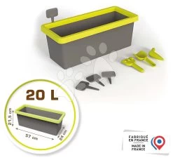 Set Spielhaus Pretty Sunny Flowers House Smoby Mit Einer Küche Und Einem Blumentopf Und Einem Sandkasten Schmetterling -Spielzeug Theater Verkäufe 810915 b smoby kvetinac