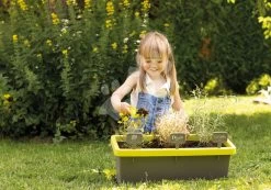 Blumentopf Für Den Garten Eden Planter Smoby 20 Liter Mit 7 Zubehörteilen Für Den Gärtner 57 Cm Lang Ab 24 Monaten