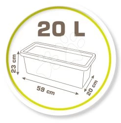 Blumentopf Für Den Garten Eden Planter Smoby 20 Liter Mit 7 Zubehörteilen Für Den Gärtner 57 Cm Lang Ab 24 Monaten 12 Blumentopf Für Den Garten Eden Planter Smoby 20 Liter Mit 7 Zubehörteilen Für Den Gärtner 57 Cm Lang Ab 24 Monaten -Spielzeug Theater Verkäufe 810915 f smoby kvetinac