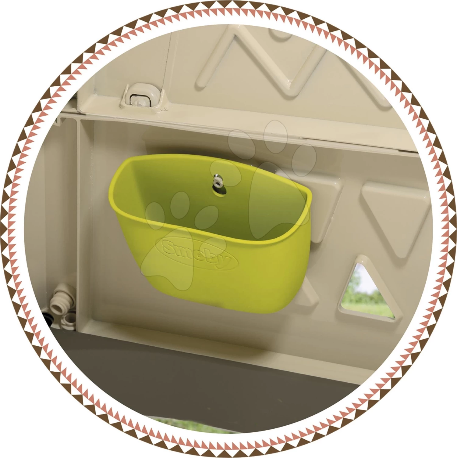 Set Häuschen Der Freunde Von Smoby Mit Vorgarten Und Indianerzelt, Natur TeePee Mit Zwei Stühlen 17 Set Häuschen Der Freunde Von Smoby Mit Vorgarten Und Indianerzelt, Natur TeePee Mit Zwei Stühlen – Bild 17