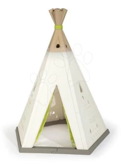 Zelt Natur Indoor&Outdoor Teepee Evolutive Smoby Verstellbar Mit Einem Garten Unter Zwei Sonnenschirmen Ab 24 Monaten -Spielzeug Theater Verkäufe 811000 n smoby teepee 18