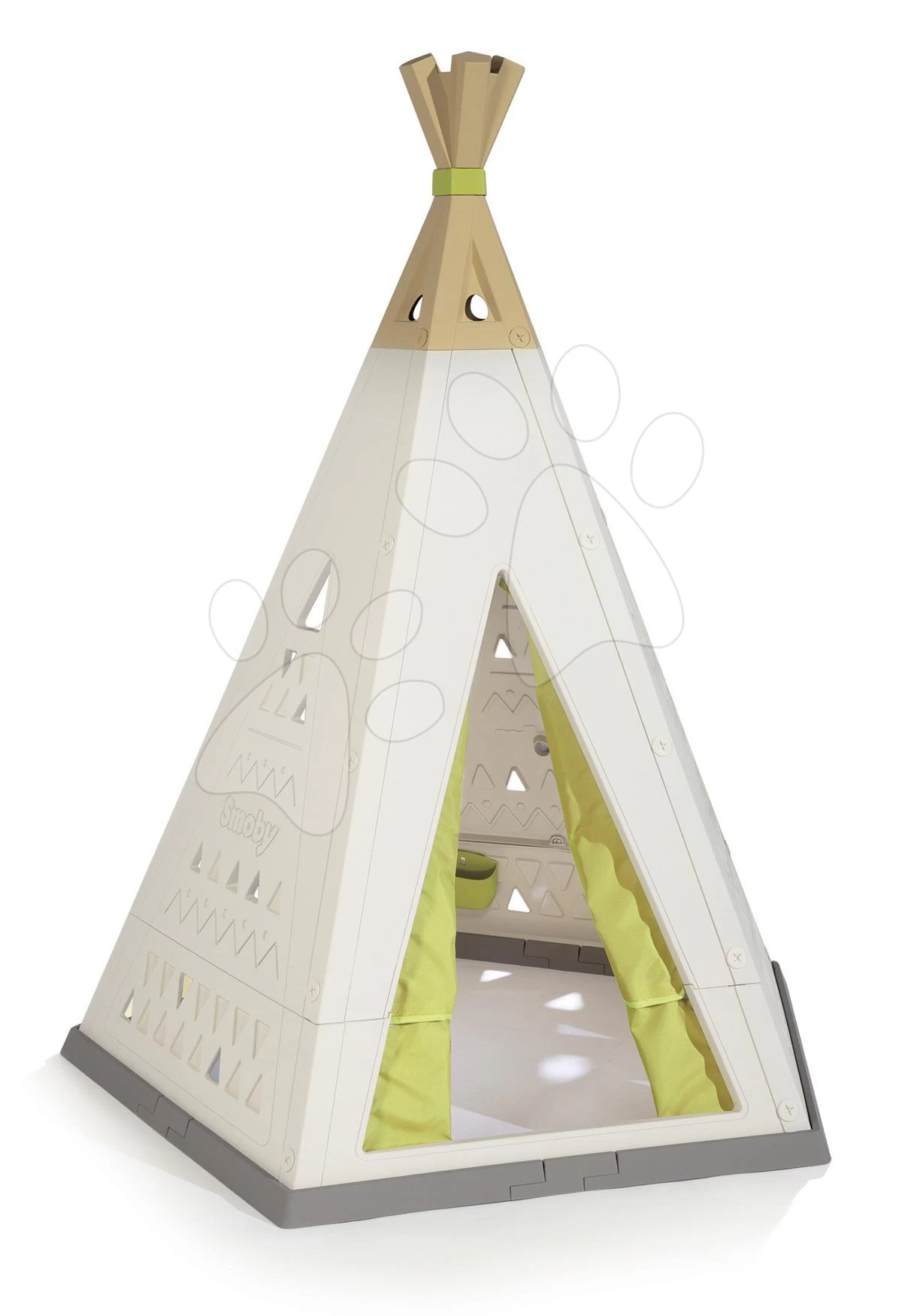 Zelt, Natur Indoor&Outdoor Teepee Evolutive Smoby Einstellbar Mit Sommergehege Unter Sonnenschirm Für Pferd, Laufrad Ab 24 Monate 5 Zelt, Natur Indoor&Outdoor Teepee Evolutive Smoby Einstellbar Mit Sommergehege Unter Sonnenschirm Für Pferd, Laufrad Ab 24 Monate – Bild 5
