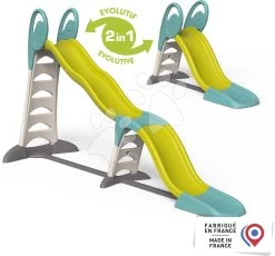 Set Domček Priateľov V Elegantných Farbách Friends House Evo Playhouse Smoby Rozšíriteľný S 1,70 - 3,60 Metrovou 2v1 šmykľavkou SM810204-3