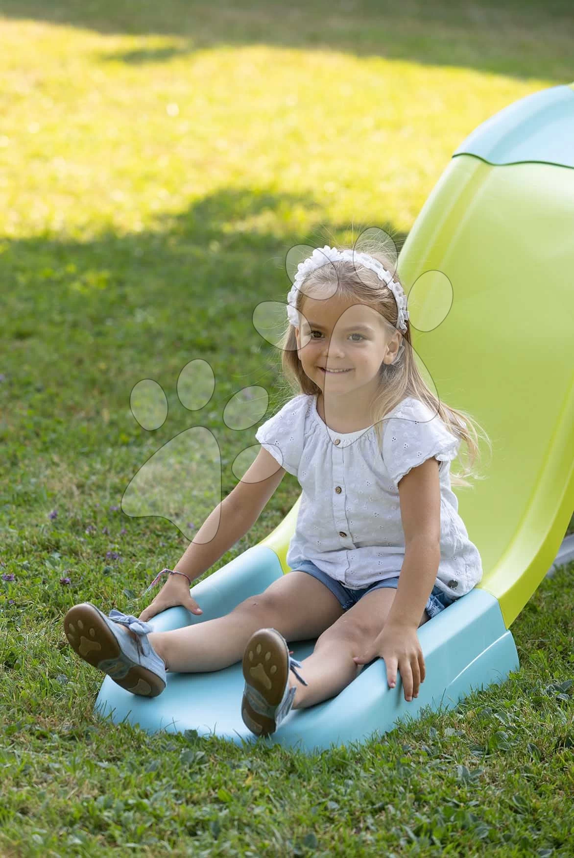 Set Häuschen Der Freunde Von Smoby Mit Küche Und Klingel Und Rutsche Toboggan XL Mit Einer Länge Von 2,3 M 12 Set Häuschen Der Freunde Von Smoby Mit Küche Und Klingel Und Rutsche Toboggan XL Mit Einer Länge Von 2,3 M – Bild 12