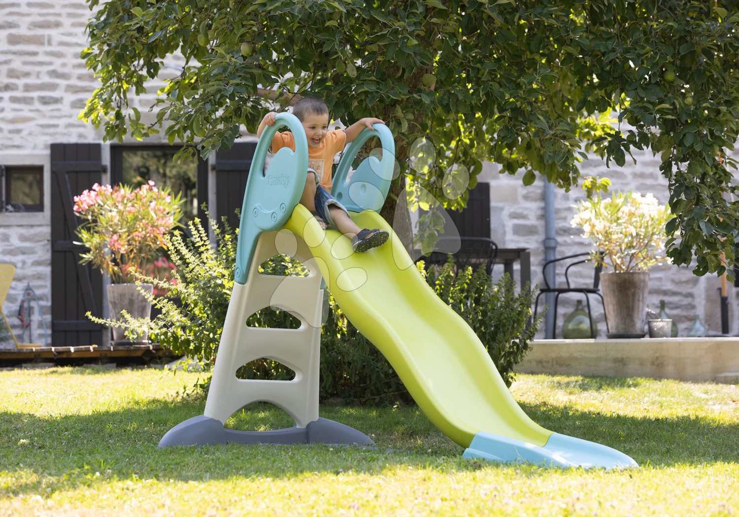 Set Häuschen Pretty Nature Smoby Mit Sommerküche Und Rutsche Toboggan XL Mit Wasser Ab 24 Mon 19 Set Häuschen Pretty Nature Smoby Mit Sommerküche Und Rutsche Toboggan XL Mit Wasser Ab 24 Mon – Bild 19