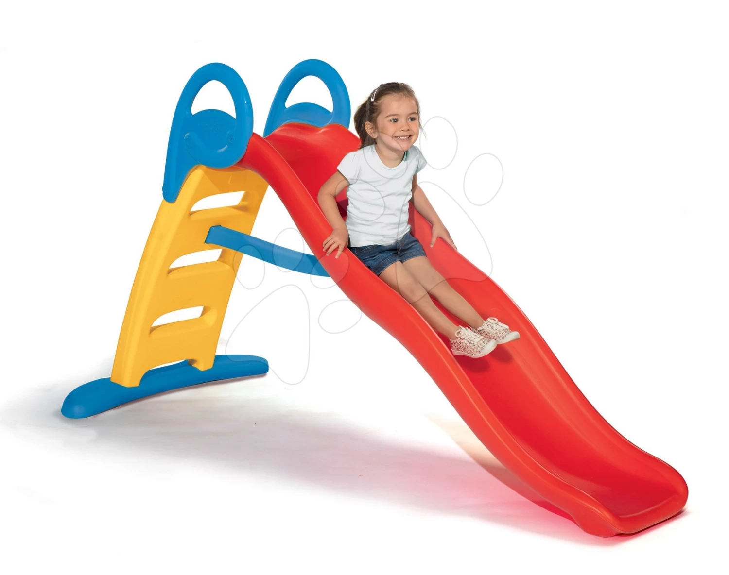 Set Häuschen Der Freunde Von Smoby Mit Vorgarten Und Rutsche Funny Toboggan 2 Meter 2 Set Häuschen Der Freunde Von Smoby Mit Vorgarten Und Rutsche Funny Toboggan 2 Meter – Bild 2