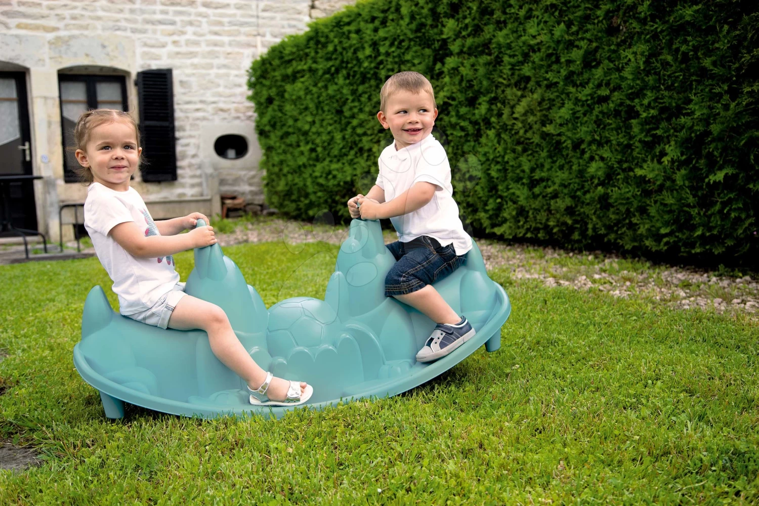 Set Häuschen Nature Smoby Und Doppelseitiger Schaukel Hund Ab 24 Monaten 8 Set Häuschen Nature Smoby Und Doppelseitiger Schaukel Hund Ab 24 Monaten – Bild 8