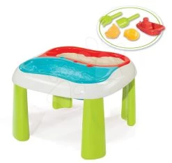 Set Häuschen Pretty Blue Smoby Mit Sommerküche Und Tisch Wasser & Sand 2in1 Ab 24 Monaten -Spielzeug Theater Verkäufe 840107 d smoby stolik 8
