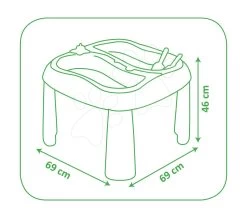 Set Häuschen Pretty Nature Smoby Mit Sommerküche Und Tisch Gärtner De Jardinage 2in1 -Spielzeug Theater Verkäufe 840107 f smoby stolik 1