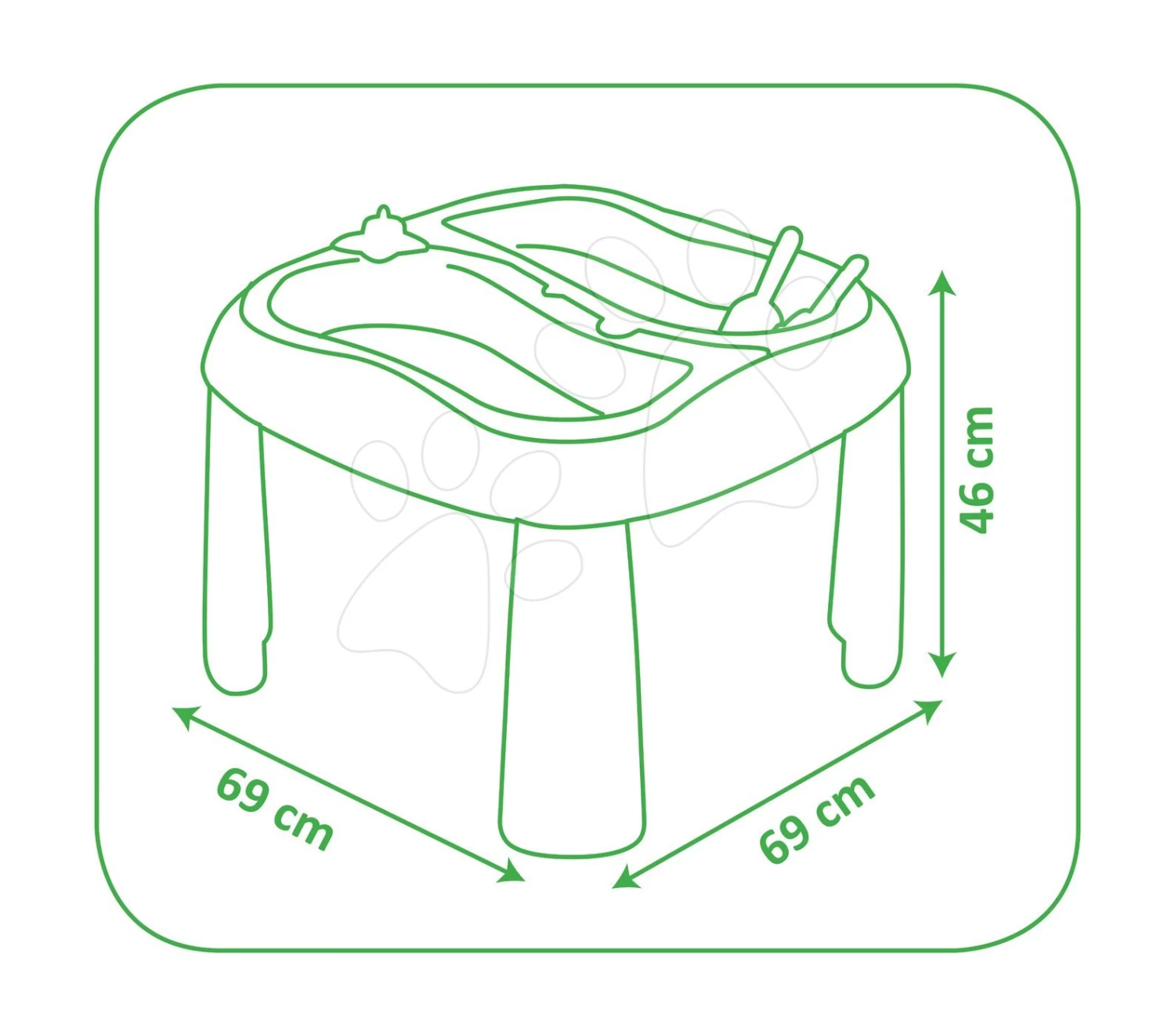 Set Häuschen Nature Smoby Mit Schiebeladen Und Tisch "Water & Sand"" Mit Deckel Doppelt Und Boot Mit Förmchen Ab 24 Monaten" 10 Set Häuschen Nature Smoby Mit Schiebeladen Und Tisch "Water & Sand"" Mit Deckel Doppelt Und Boot Mit Förmchen Ab 24 Monaten" – Bild 10