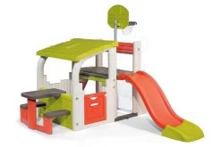 Set Häuschen My Neo House DeLuxe Smoby Mit Klingel, Einem Tisch Und Einem Spielzentrum Multisport Fun Center Mit Rutsche Ab 24 Monaten -Spielzeug Theater Verkäufe 840203 b smoby hracie centrum 2