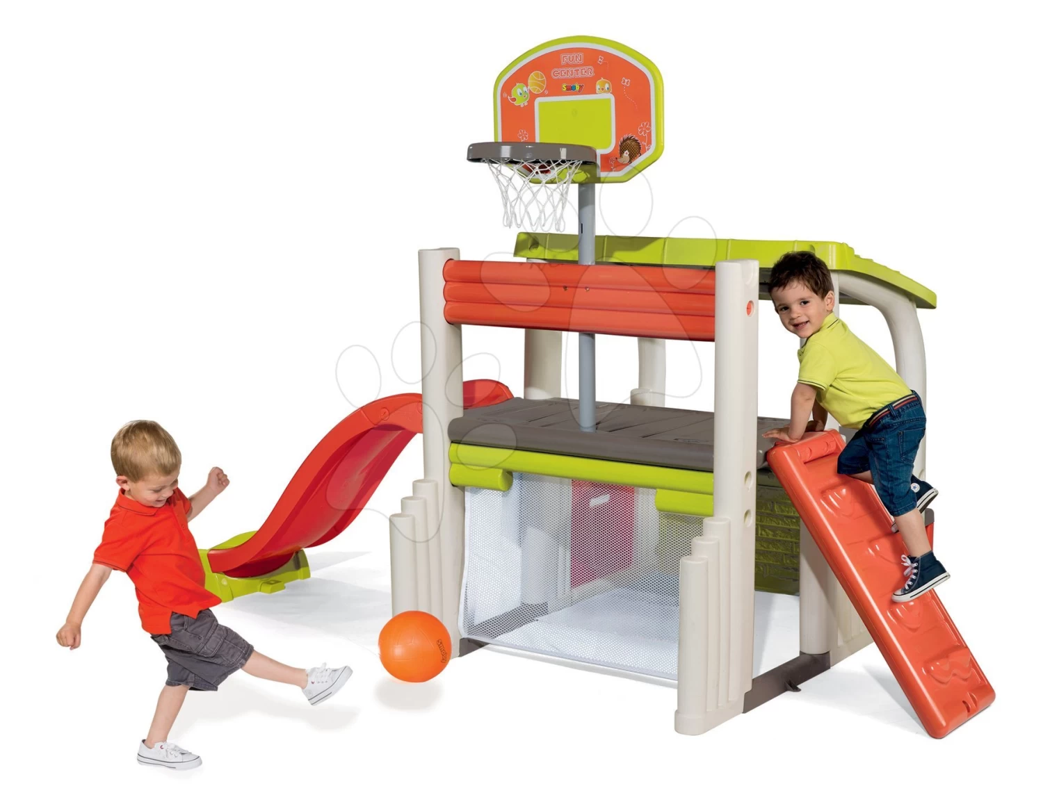 Set Häuschen Der Freunde Von Smoby Mit Vorgarten Und Spielzentrum Fun Center Mit Rutsche 7 Set Häuschen Der Freunde Von Smoby Mit Vorgarten Und Spielzentrum Fun Center Mit Rutsche – Bild 7