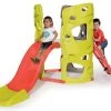 Set Häuschen My Neo House DeLuxe Smoby Mit 2 Türen Und Einem Klettergerüst Multiactivity Climbing Tower Mit Rutsche Ab 24 Monaten