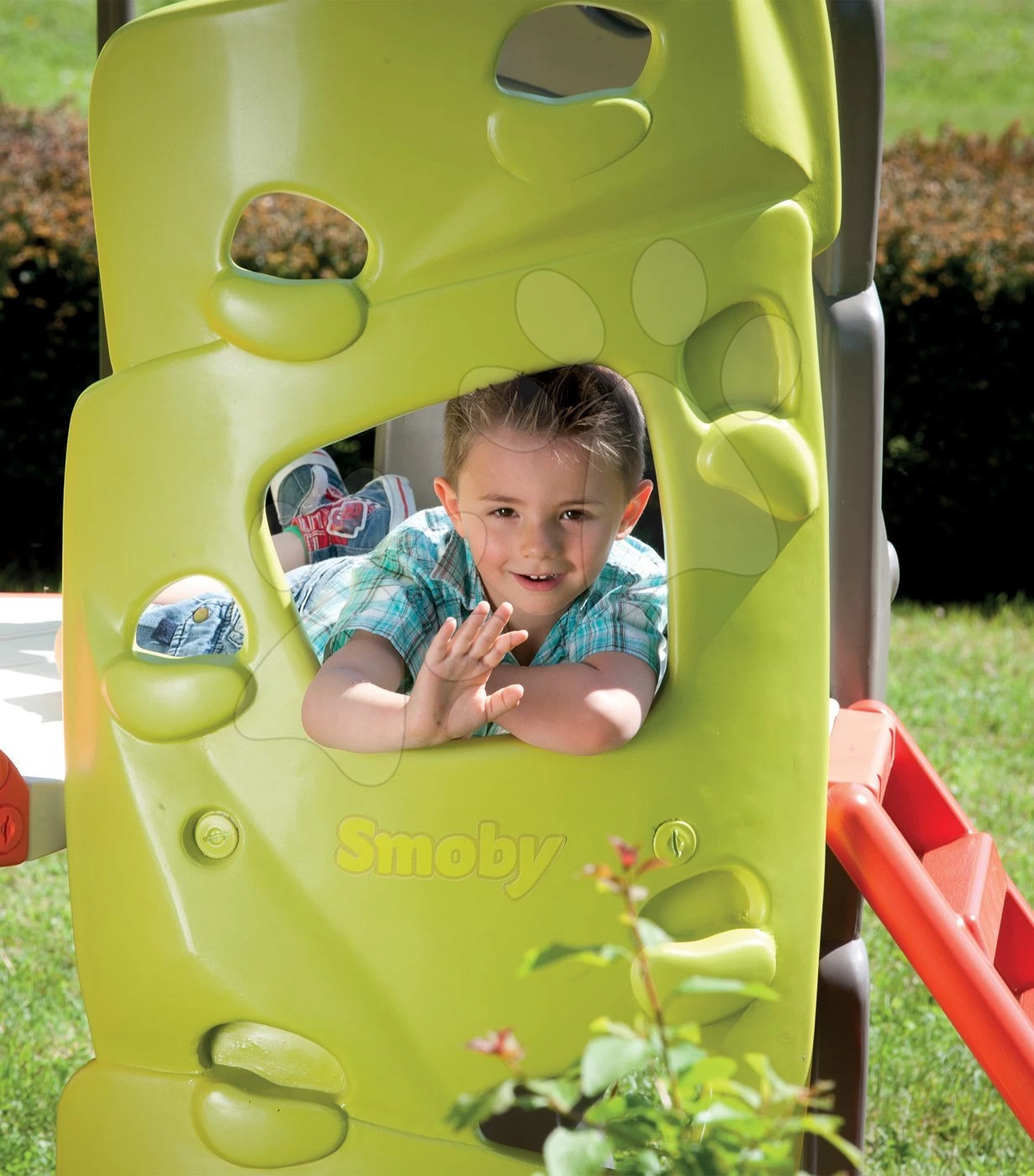 Set Häuschen Pretty Blue Smoby Mit Sommerküche Und Klettergerüst Multiactivity Climbing Tower Ab 24 Mon. 14 Set Häuschen Pretty Blue Smoby Mit Sommerküche Und Klettergerüst Multiactivity Climbing Tower Ab 24 Mon. – Bild 14