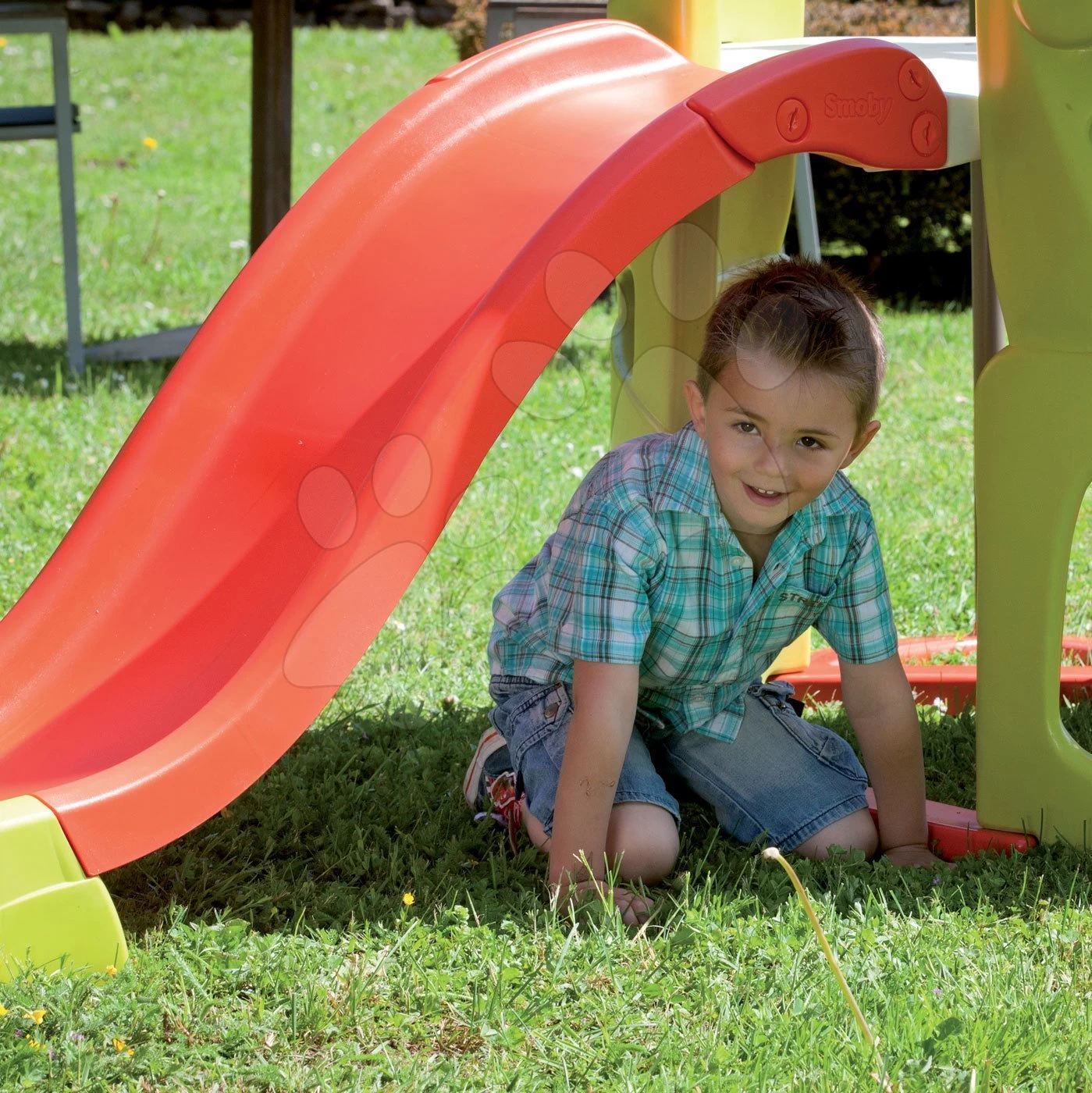Set Häuschen Der Freunde Von Smoby Mit Vorgarten Und Klettergerüst Multiactivity Climbing Tower Mit Rutsche 4 Set Häuschen Der Freunde Von Smoby Mit Vorgarten Und Klettergerüst Multiactivity Climbing Tower Mit Rutsche – Bild 4
