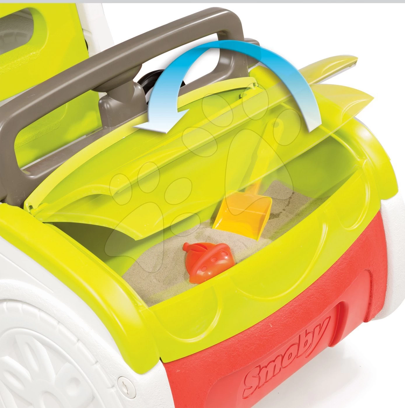 Set Häuschen Der Freunde Von Smoby Mit Vorgarten Und Klettergerüst Adventure Car Mit Sandkasten Und Rutsche 1,5 M 15 Set Häuschen Der Freunde Von Smoby Mit Vorgarten Und Klettergerüst Adventure Car Mit Sandkasten Und Rutsche 1,5 M – Bild 15