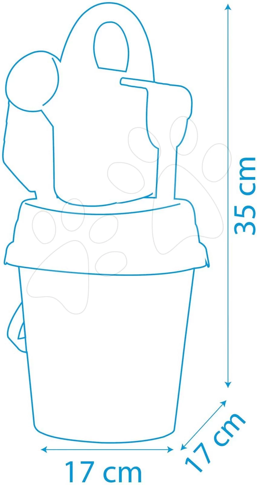 Set Häuschen Nature Smoby Und Rutsche XS 90 Cm Lang Mit Einem Eimer-Set Ab 24 Monaten 12 Set Häuschen Nature Smoby Und Rutsche XS 90 Cm Lang Mit Einem Eimer-Set Ab 24 Monaten – Bild 12