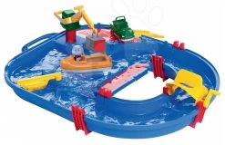 Set Häuschen Jolie Smoby Blau Mit 3 Fenstern Und 2 Jalousien Und Wasserstraße AquaPlay Ab 24 Mon