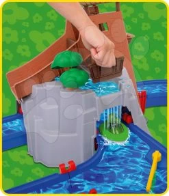 Set Häuschen Auf Säulen Pilings House Smoby Mit 1,5 M Rutsche Und Eine Wasserstraße Adventure Land Ein Abenteuer Unter Einem Wasserfall -Spielzeug Theater Verkäufe 8700001547 p aquaplay vodna draha