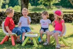 Set Häuschen Lovely Smoby Und Sitzgelegenheit Im Garten -Spielzeug Theater Verkäufe 880100 880200 a smoby stolicky 7