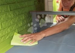 Hühnerstall Für 5 Hühner Cluck Cluck Cottage Green Smoby 4 Türen Mit Treppe Und Einem Futtertrog Und Einem Nest Mit Einem Künstlichen Ei 128 Cm Höhe SM890101 -Spielzeug Theater Verkäufe 890101 r smoby kurin