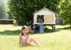 Hühnerstall Für 5 Hühner Cluck Cluck Cottage Beige Smoby 4 Türen Mit Treppe Und Einem Futtertrog Und Einem Nest Mit Einem Künstlichen Ei SM890100 -Spielzeug Theater Verkäufe 890110 af smoby kurin