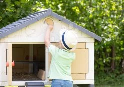 Hühnerstall Für 5 Hühner Cluck Cluck Cottage Beige Smoby 4 Türen Mit Treppe Und Einem Futtertrog Und Einem Nest Mit Einem Künstlichen Ei SM890100 -Spielzeug Theater Verkäufe 890110 ag smoby kurin