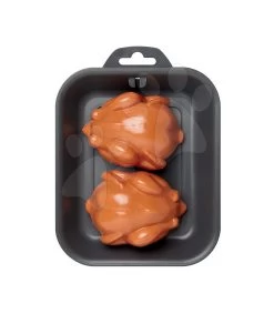 Set Häuschen Gärtner Neo Floralie Smoby Mit Küche Und Frischen Speisen Auf Tablett - Fisch, Hühnerfleisch Und Würstchen -Spielzeug Theater Verkäufe 944 d ecoiffier potraviny tacka